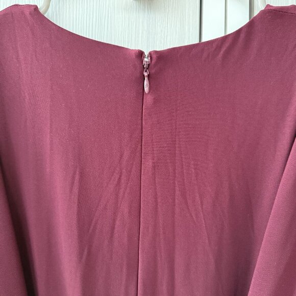 Lauren Ralph Lauren Burgundy Wide-Leg Jumpsuit – XS (sale ends 08/28) - Picture 6 of 6